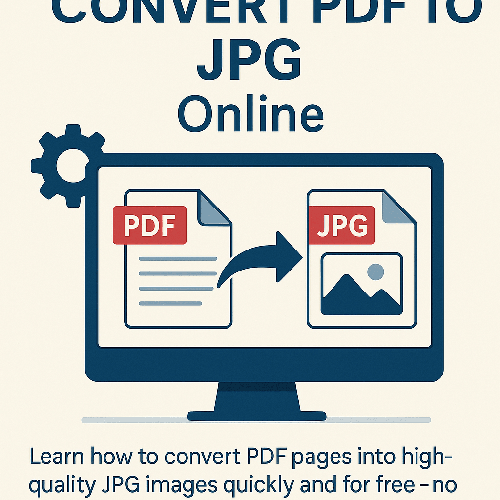 Convert PDF to JPG Online
